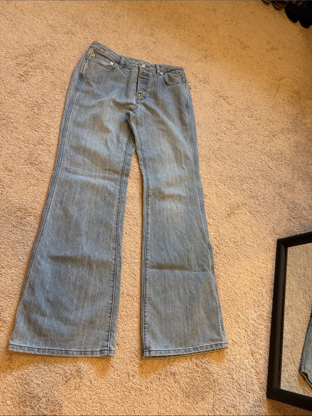 High-Rise Light Blue Flared Women’s Jeans